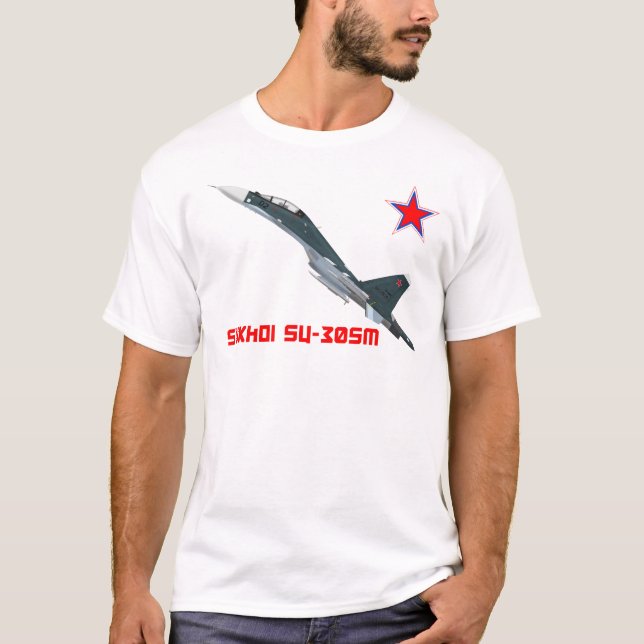 Sukhoi Su-30SM VKS Tee Shirt (Framsida)