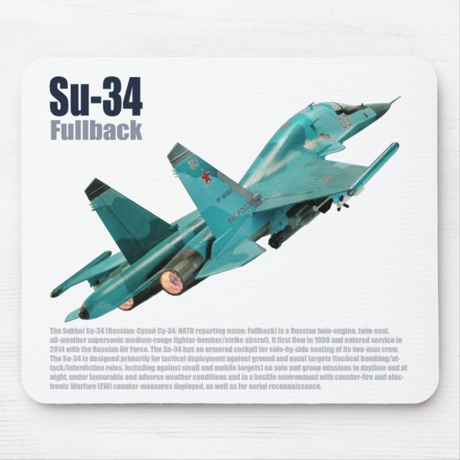 Sukhoi Su-34 Musmatta (Framsidan)