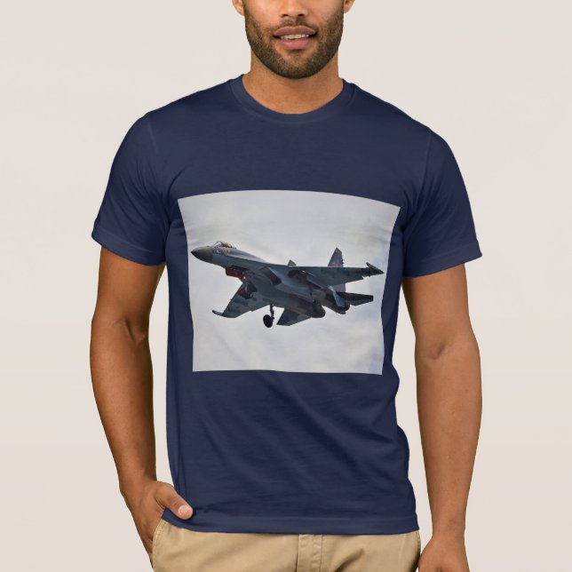 Sukhoi Su-35S T Shirt (Framsida)