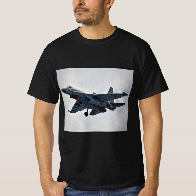 Sukhoi Su-35S T Shirt (Framsida)