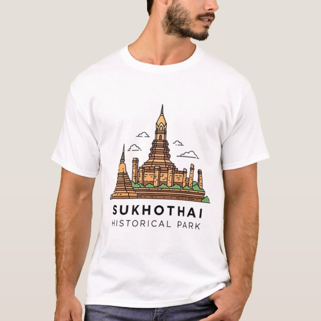 Sukhothai historical park t shirt (Framsida)