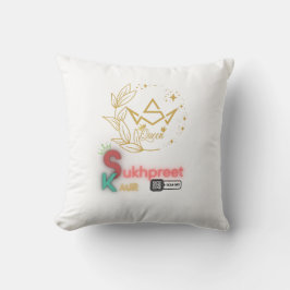 Sukhpreet Kaur Personlig Pillow | Elegant design Kudde