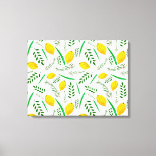 Sukkah, sukkot, Etrog, judiska helgdagar, shofar Canvastryck