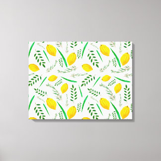 Sukkah, sukkot, Etrog, judiska helgdagar, shofar Canvastryck