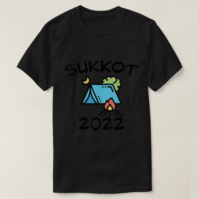 Sukkot 2022 Tabernacles Feast T Shirt (Design framsida)