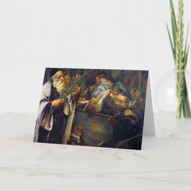 SUKKOT av Leopold Pilichowski - 1895 Kort (Framsida)