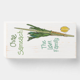 Sukkot Chag Sameach Personlig Wooden Sign