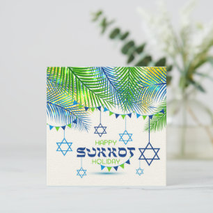Sukkot Day hälsning Inbjudningar