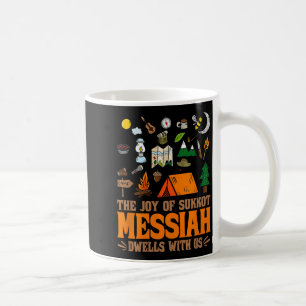 Sukkot Glädje Messias Bor Hos Oss Judisk Ho Kaffemugg