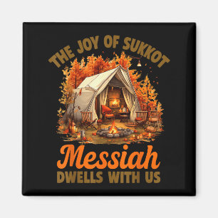 Sukkot Glädje Messias Bor Hos Oss Judisk Ho Magnet