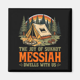 Sukkot Glädje Messias Bor Hos Oss Judisk Ho Magnet