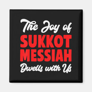Sukkot Glädje Messias Bor Hos Oss Judisk Ho Magnet