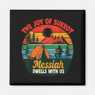 Sukkot Glädje Messias Bor Hos Oss Judisk Ho Magnet