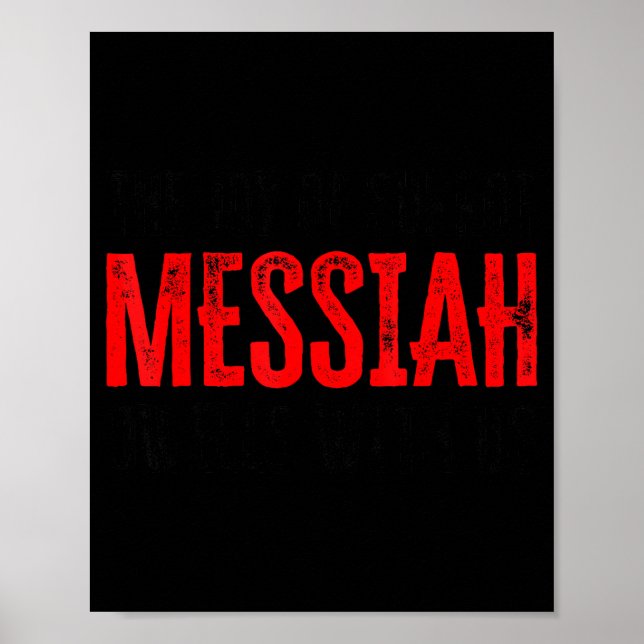 Sukkot Glädje Messias Bor Hos Oss Judisk Ho Poster (Framsidan)