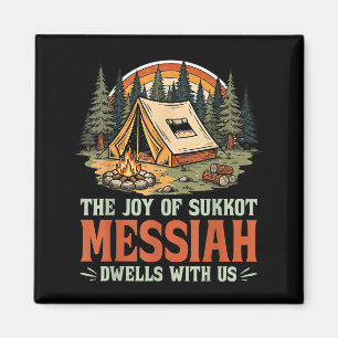 Sukkot Glädje Messias Bor Hos Oss Judisk Högtid Magnet