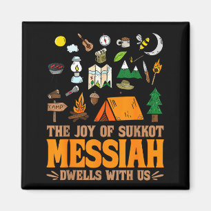 Sukkot Glädje Messias Bor Hos Oss Judisk Högtid Magnet
