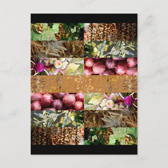 Sukkot helgdagars vykort (Framsida)