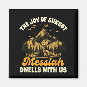 Sukkot judiska Glädje Av Sukkot Messias Bor Hos Os Magnet