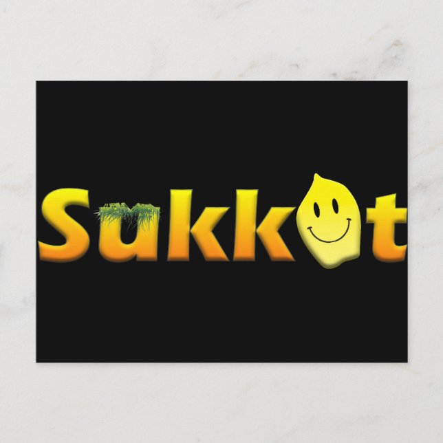 Sukkot Vykort (Framsida)