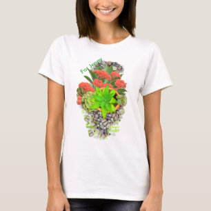 Sukkulor på trädgårdsodlade småstarna tee shirt