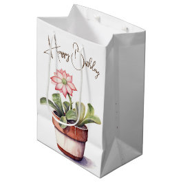 Sukulär anläggning med blomma