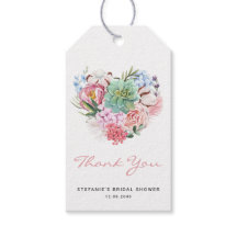 Sukulär Blommigt Hjärtans Möhippa Tack