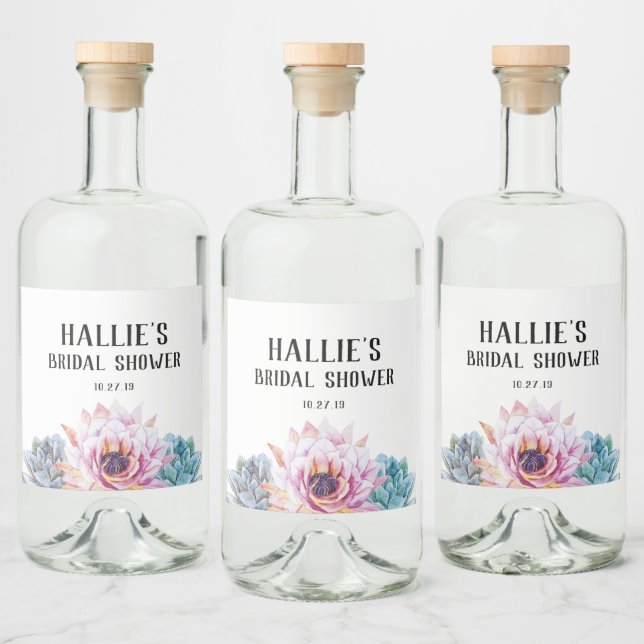 Sukulär Möhippa Spritflaskor Etikett (Flaskor)