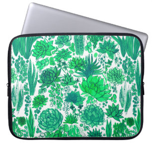 Sukulär trädgård laptop fodral