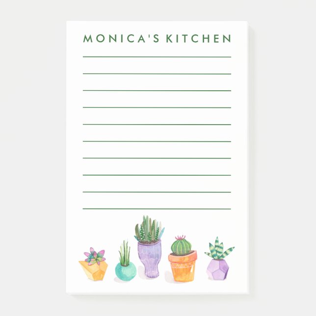 Sukulär Visning Post-it Block (Framsida)