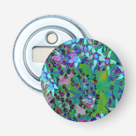 Sukulära seduumblommor i Aqua, Lila och Blue Flasköppnare