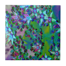 Sukulära seduumblommor i Aqua, Lila och Blue