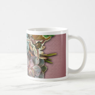 Sukulära visningar kaffemugg