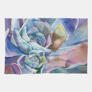 Sukulärt kökshandduk för Echeveria