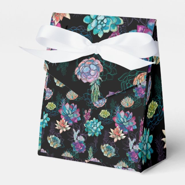 Sukulärt sömlöst Mönster  Presentaskar (Framsidan Sidan)