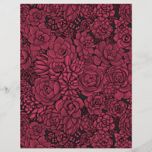 Sukulenter i Viva Magenta-Färg under 2023 (Framsida)