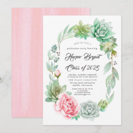 Sukulenter - klass 2019 Studenten Inbjudningar