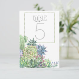 Sukulenter och glans tabellnummer ID515