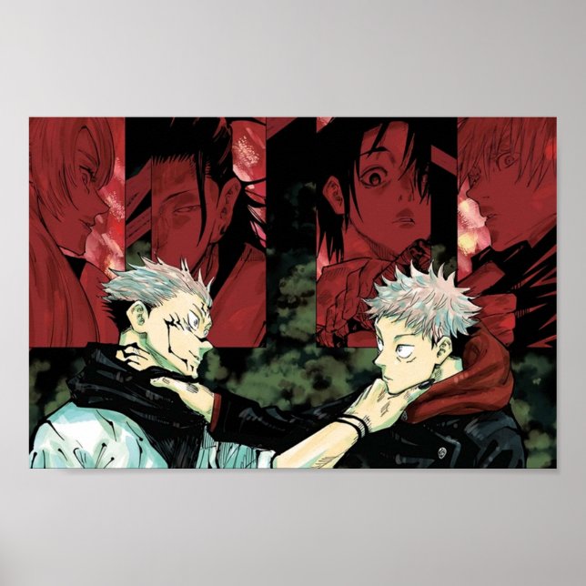 sukuna och itadori poster (Framsidan)