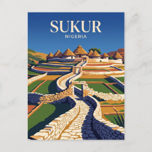 Sukur kulturlandskap Nigeria Vykort