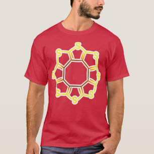 Sulblommans molekylstruktur 1 t shirt