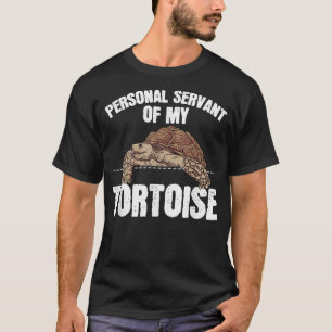 Sulcata Sköldpadda Gåva Personlig Tjänare Av Min T Shirt