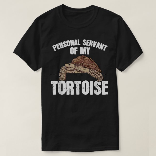 Sulcata Sköldpadda Gåva Personlig Tjänare Av Min T T Shirt (Design framsida)