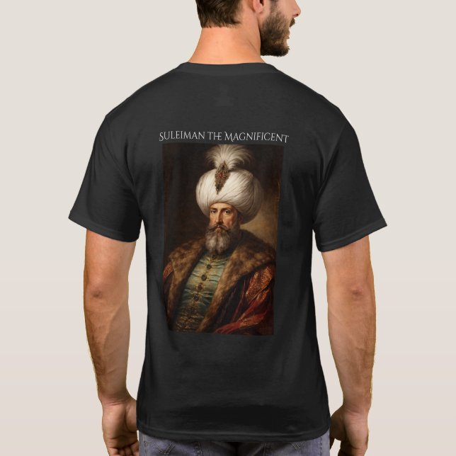 Suleiman den store t shirt (Baksida)