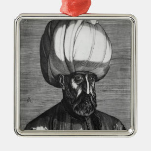 Suleiman det storartat julgransprydnad metall