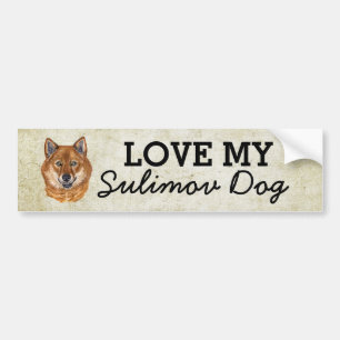 Sulimov Hund Bumper Sticker Bildekal