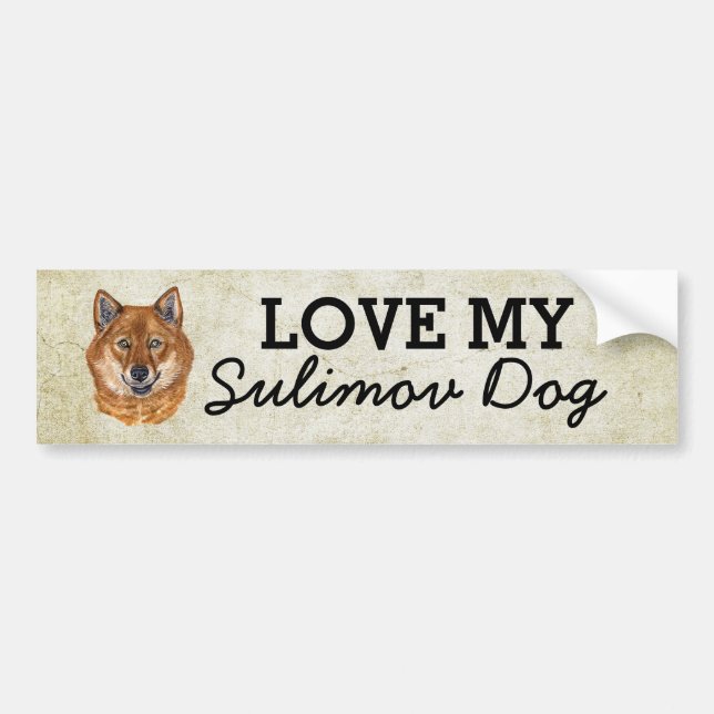 Sulimov Hund Bumper Sticker Bildekal (Framsidan)
