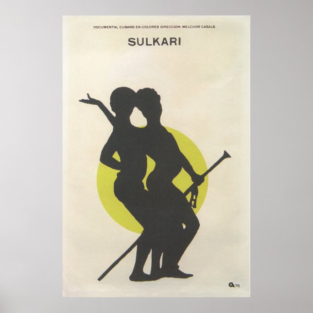 Sulkari (Kuba) Poster kubansk film (Framsidan)