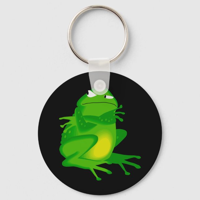 Sulking Frog Nyckelring (Framsida)