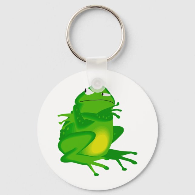 Sulking Frog Nyckelring (Framsida)