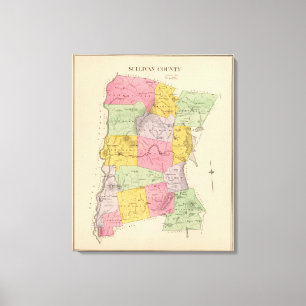 Sullivan County Canvastryck